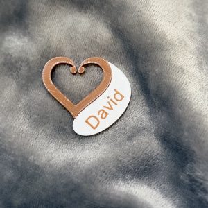 Marcasitios en forma de corazón