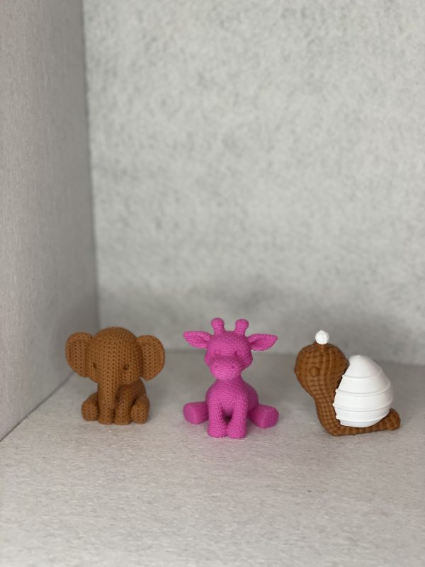 Detalle de boda con figura de animal en 3D