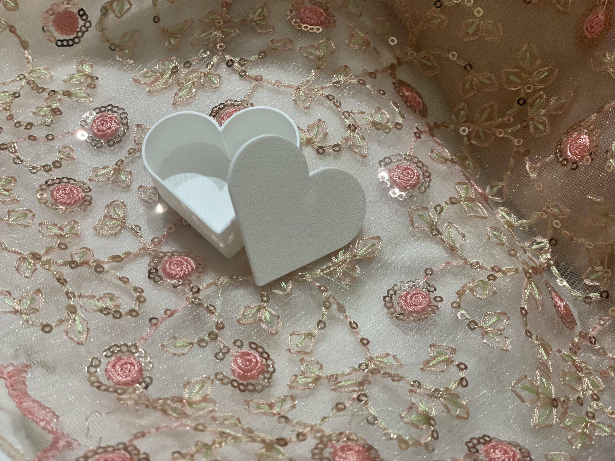 Cajita en forma de corazón