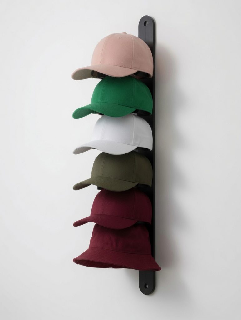 Productos Organizador de Gorras de Pared – Diseño Vertical Minimalista