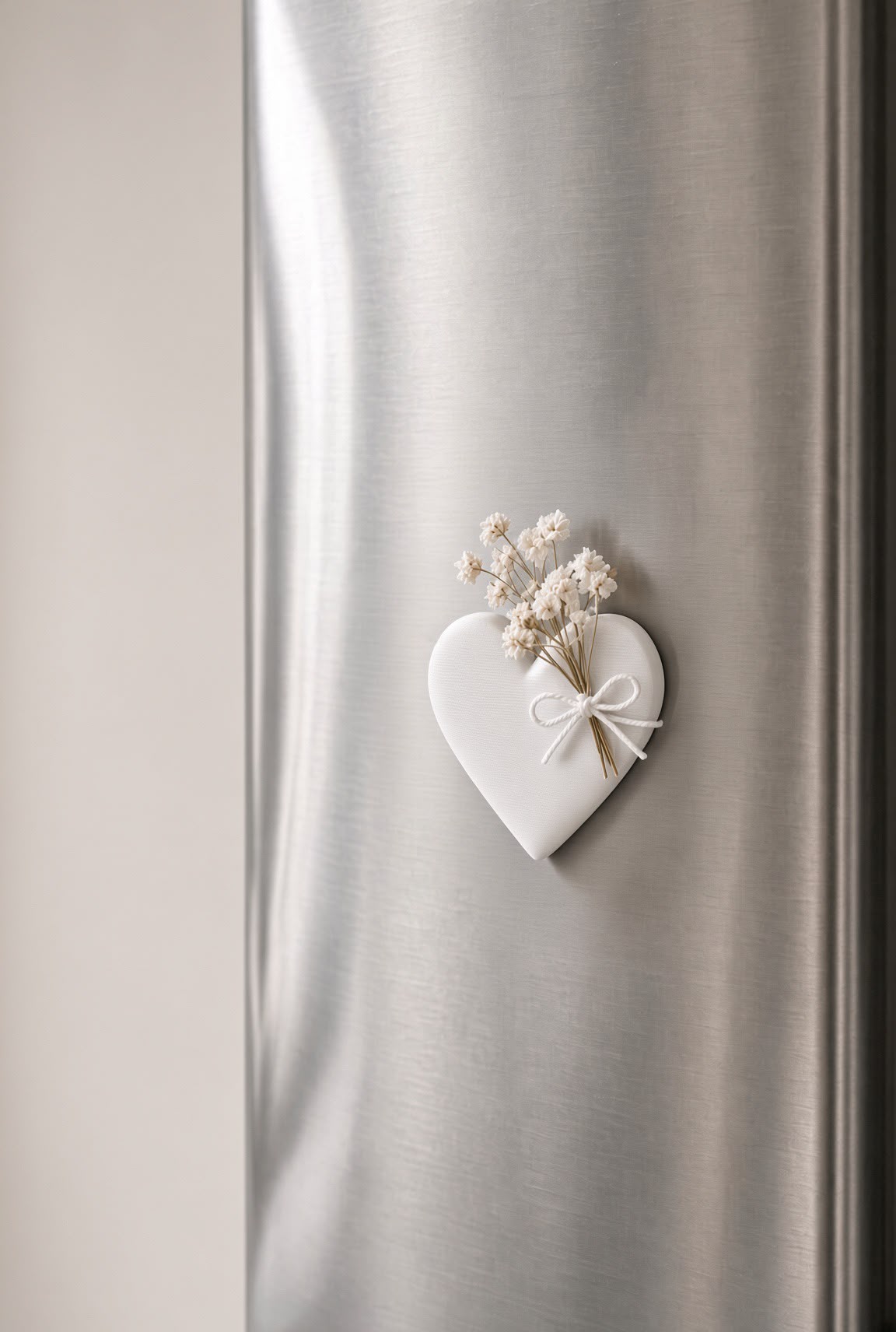 Imán de corazón personalizado
