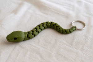 serpiente llavero
