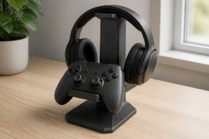 soporte mando auriculares